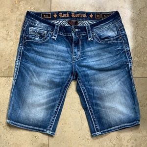 Rock Revival Bermuda Jean shorts